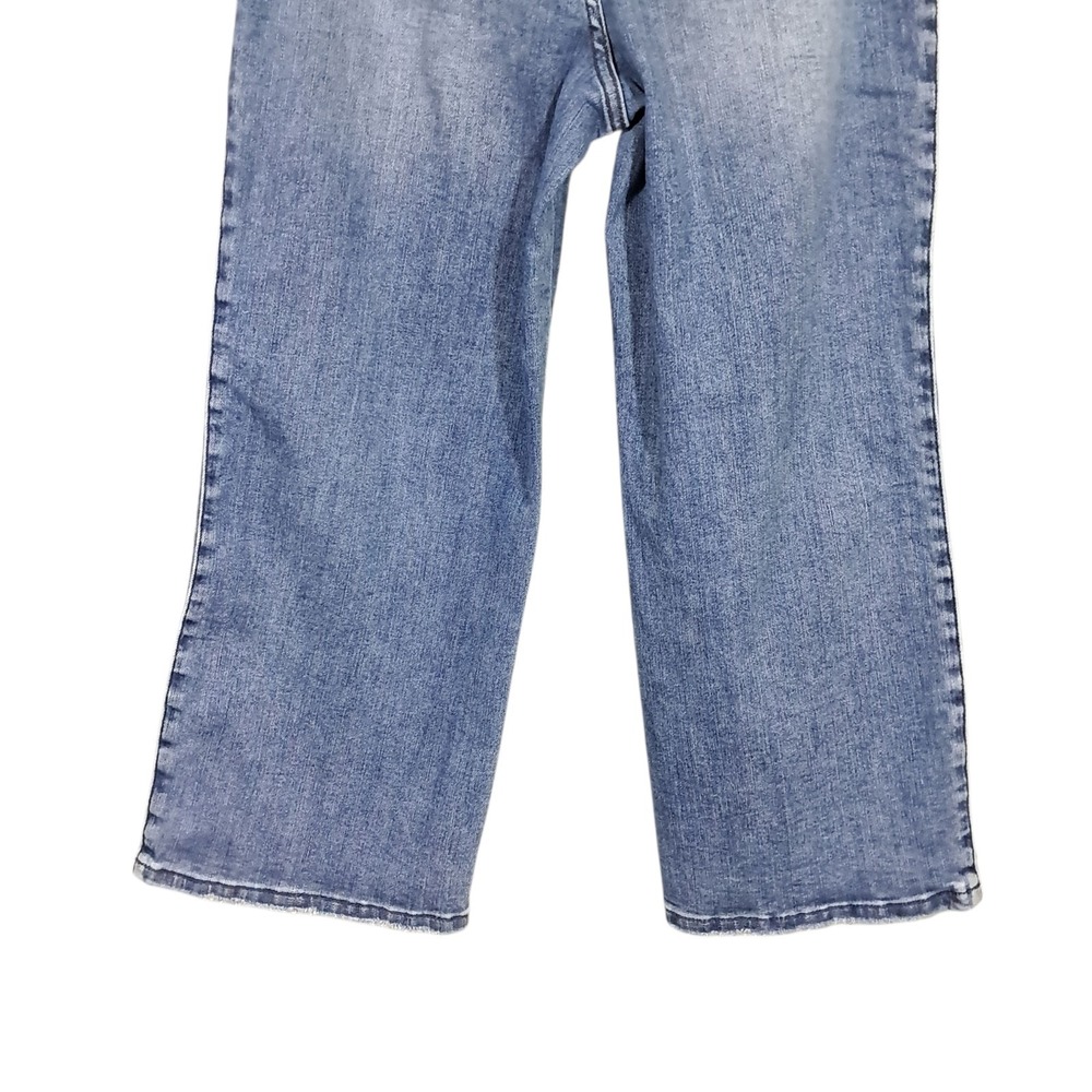 Judy Blue Light Blue Wide Leg Jeans with Side Trim - Picture 7 of 15